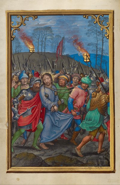 El arresto de Cristo de Simon Bening